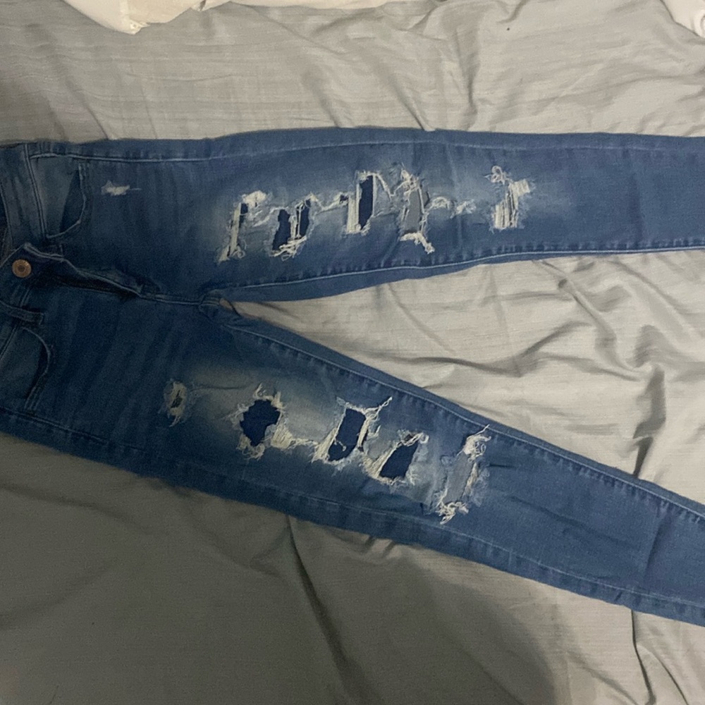 Old Navy ripped skinny jeans
